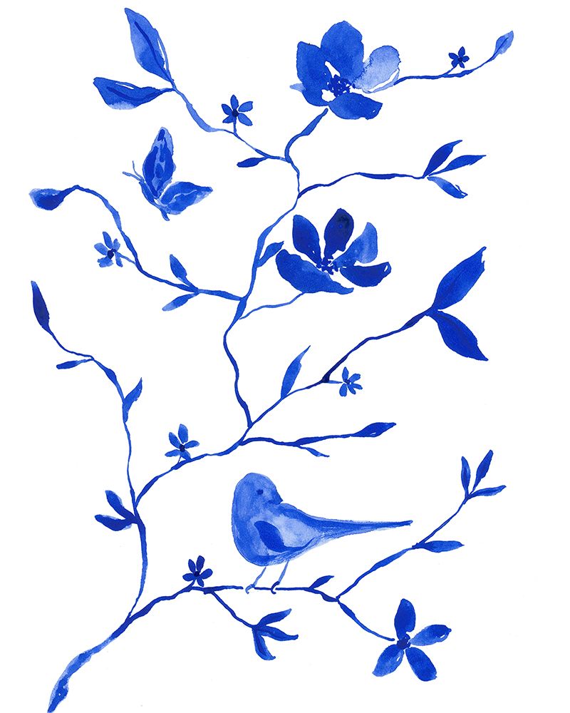 Chinoiserie I art print by Lucille Price for $57.95 CAD