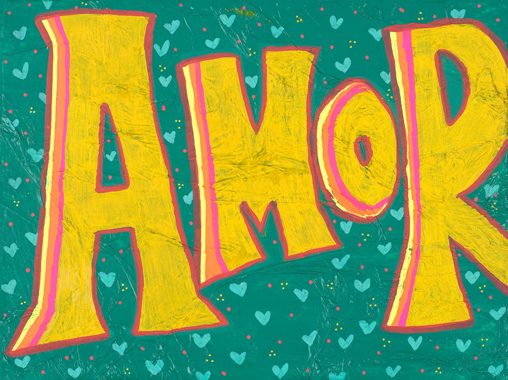 Amor art print by Nola James for $57.95 CAD