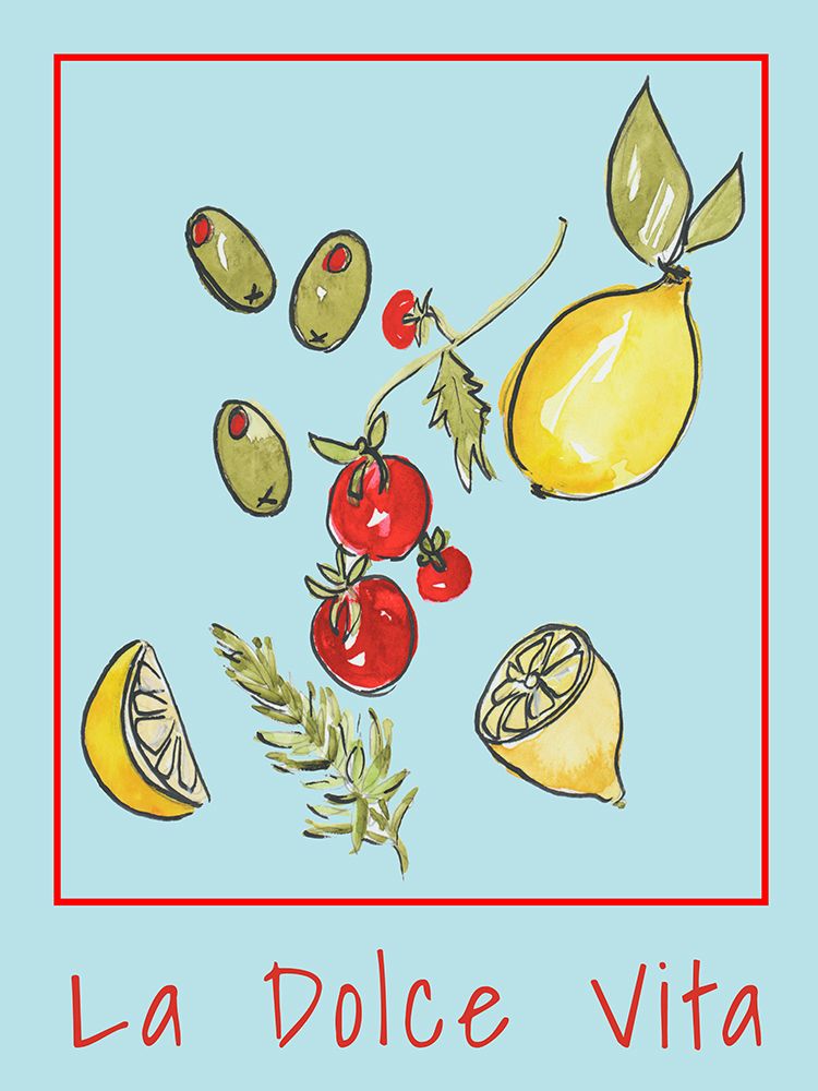 La Dolce Vita art print by Nola James for $57.95 CAD