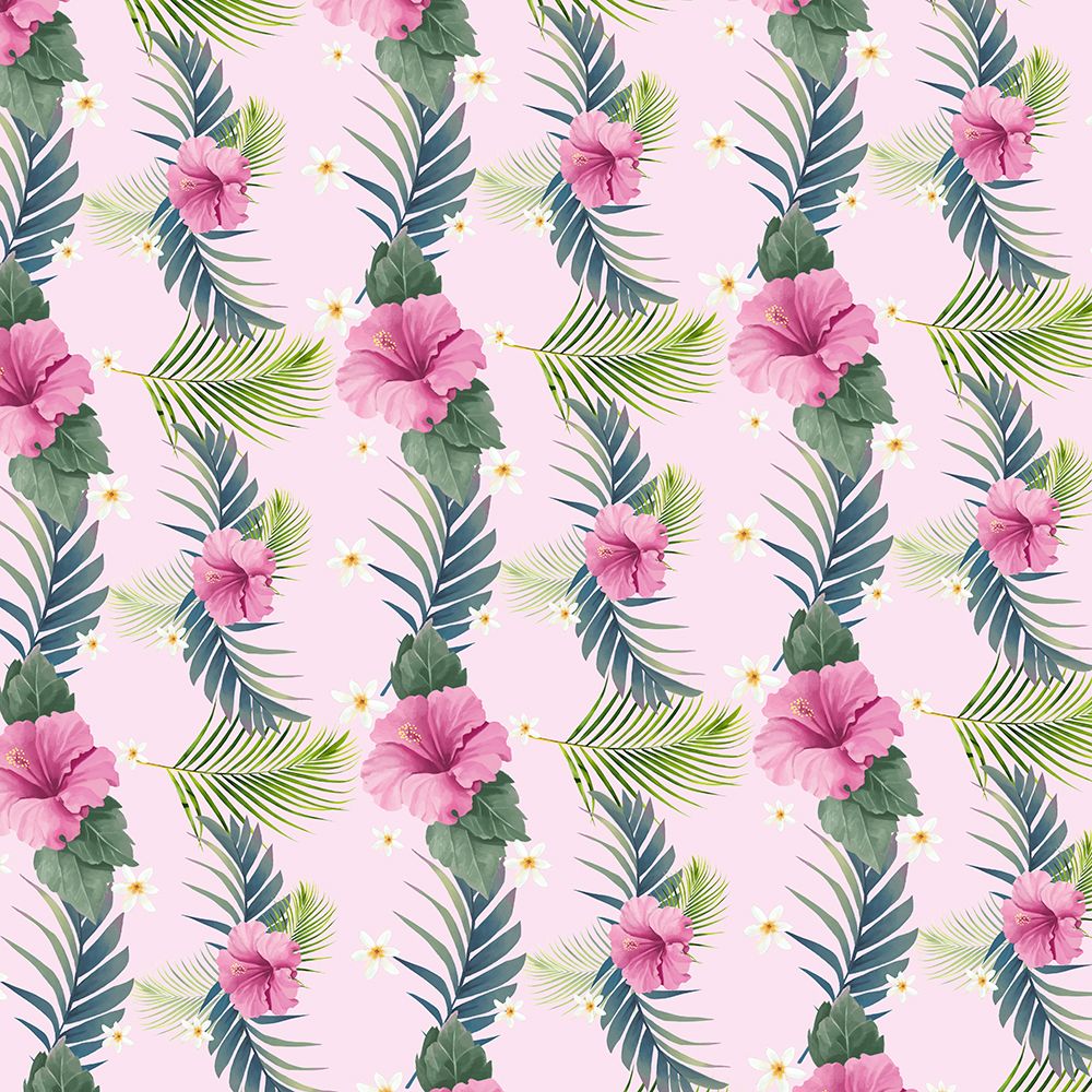 Hibiscus Pattern art print by Lucca Sheppard for $57.95 CAD