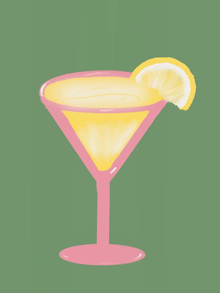 Lemon Martini art print by Robin Maria for $57.95 CAD