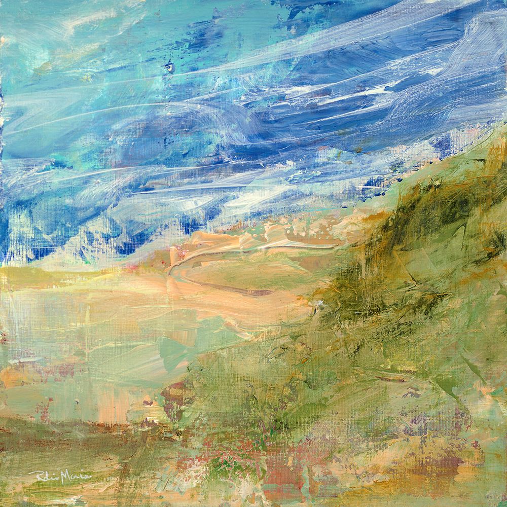 Up That Hill Abstract art print by Robin Maria for $57.95 CAD