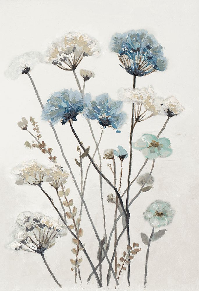 Bright Jardin Azul III art print by Patricia Pinto for $57.95 CAD