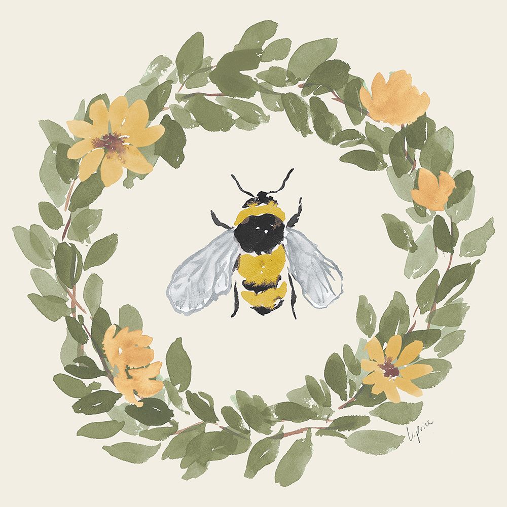 Bee Celebration II art print by Lucille Price for $57.95 CAD