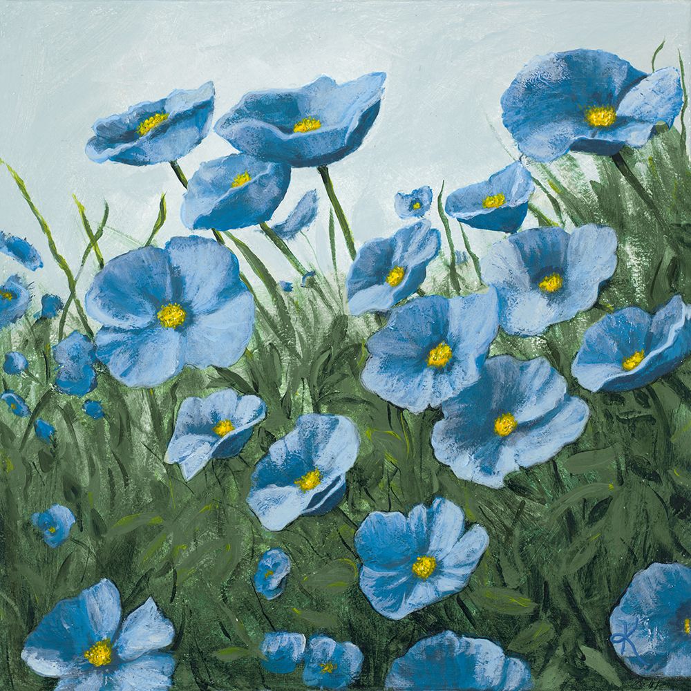 A Walk Through the Poppies I art print by Kelly Elizabeth for $57.95 CAD