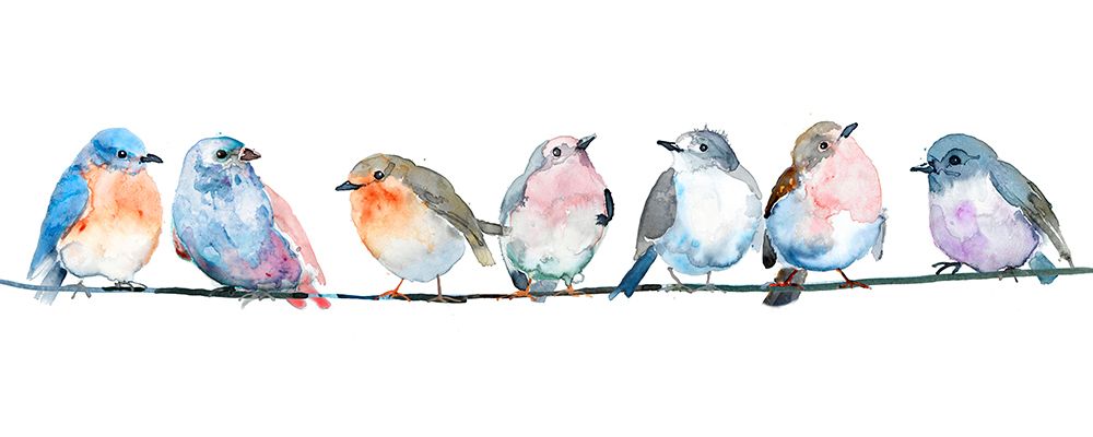 Perching Birds art print by Lorenzo Collective for $57.95 CAD