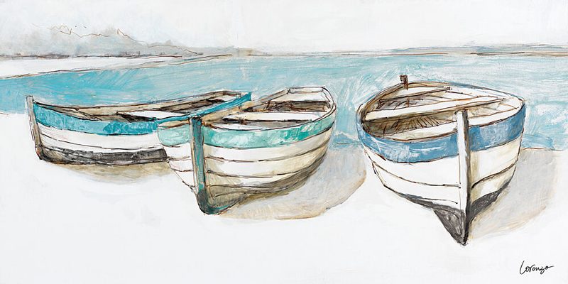 Beached Rowboats art print by Lorenzo Collective for $57.95 CAD