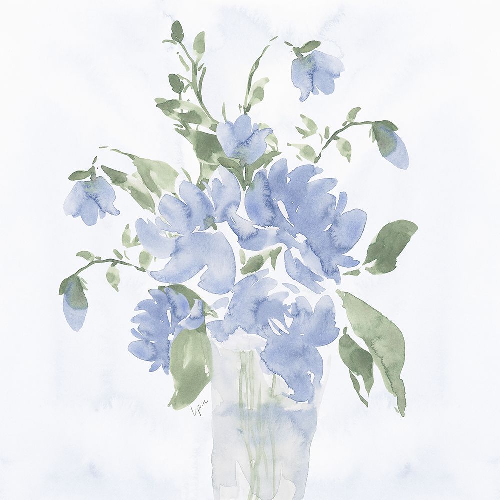 Violet Bouquet I art print by Lucille Price for $57.95 CAD