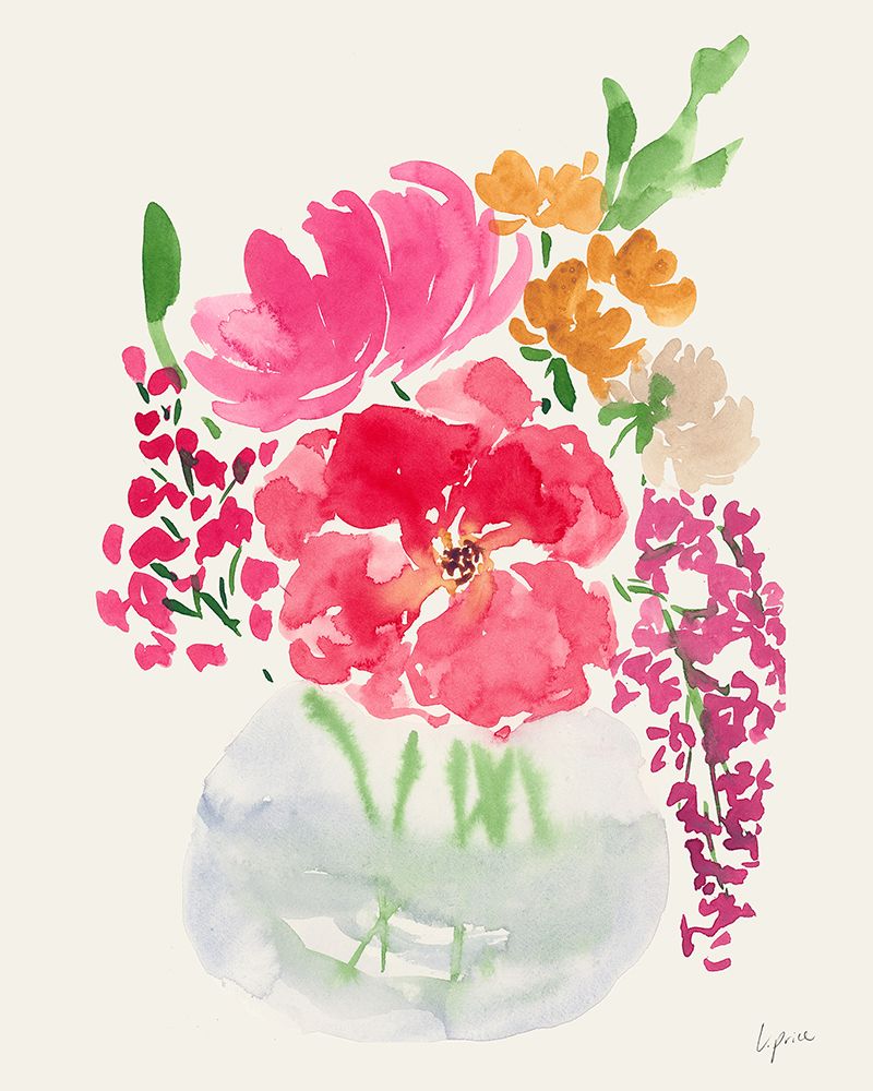 Brilliant Bouquet I art print by Lucille Price for $57.95 CAD