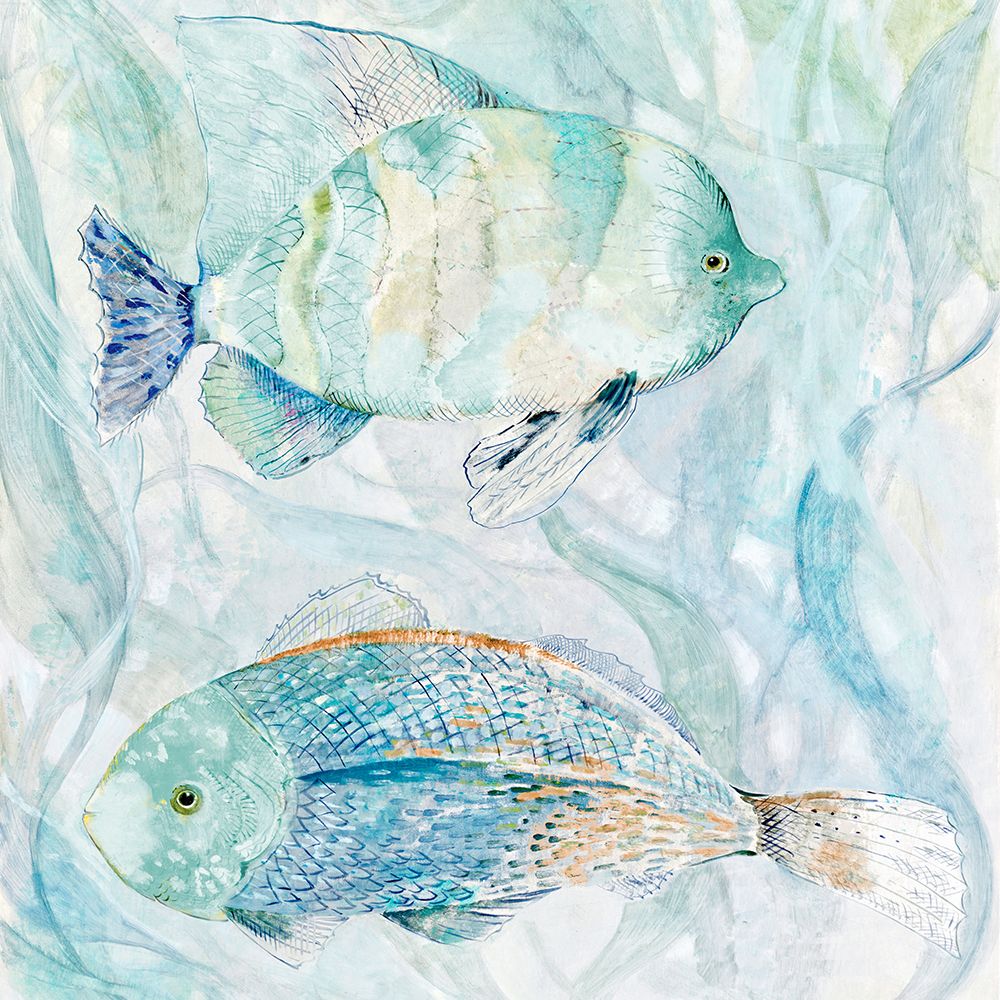 Sweet Fish Duo Muted II art print by Lorenzo Collective for $57.95 CAD