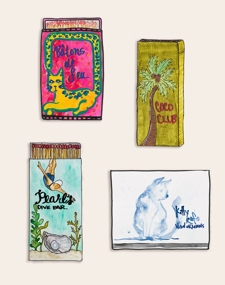Pearl Divers Matchbooks art print by Nola James for $57.95 CAD