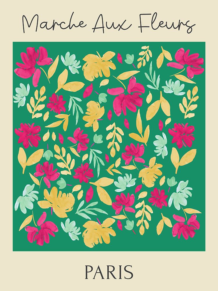 Paris Fleurs art print by Lucille Price for $57.95 CAD