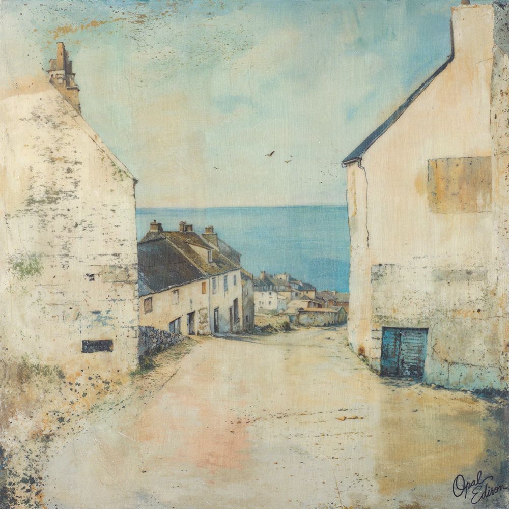 Town Walk art print by Opal Edison for $57.95 CAD