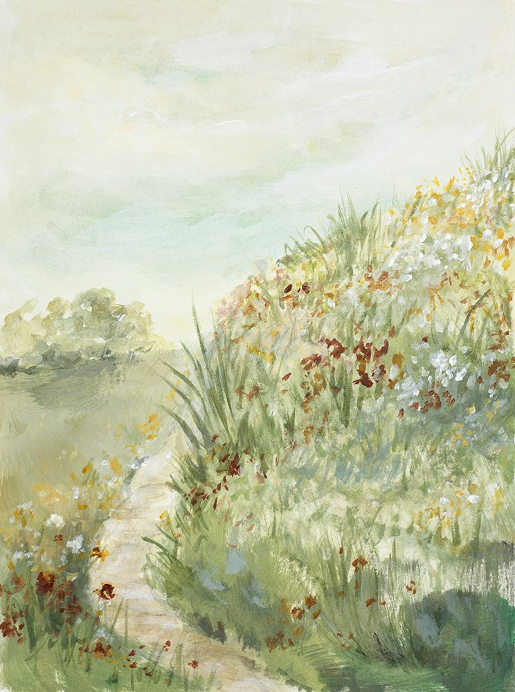 Hilltop Blooms and Winding Trail art print by Lanie Loreth for $57.95 CAD