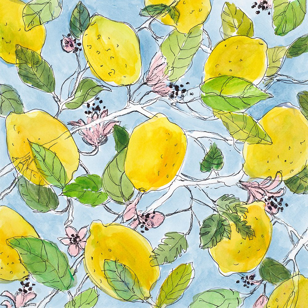 Lively Lemons art print by Lanie Loreth for $57.95 CAD