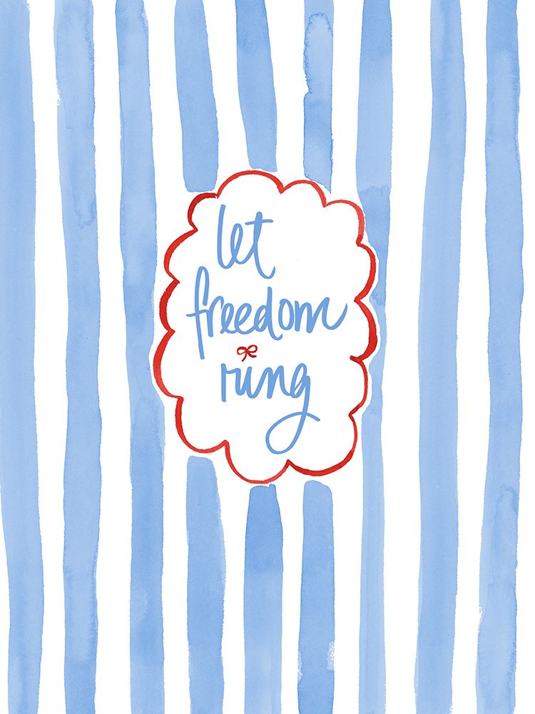 Let Freedom Ring art print by Lucille Price for $57.95 CAD