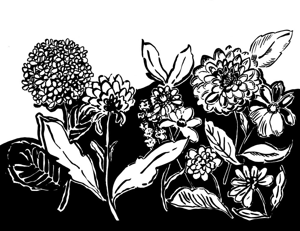 A Garden Table art print by Sarah Jane for $57.95 CAD
