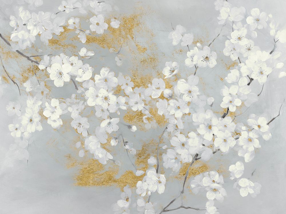 White Whispering Blooms art print by Lorenzo Collective for $57.95 CAD