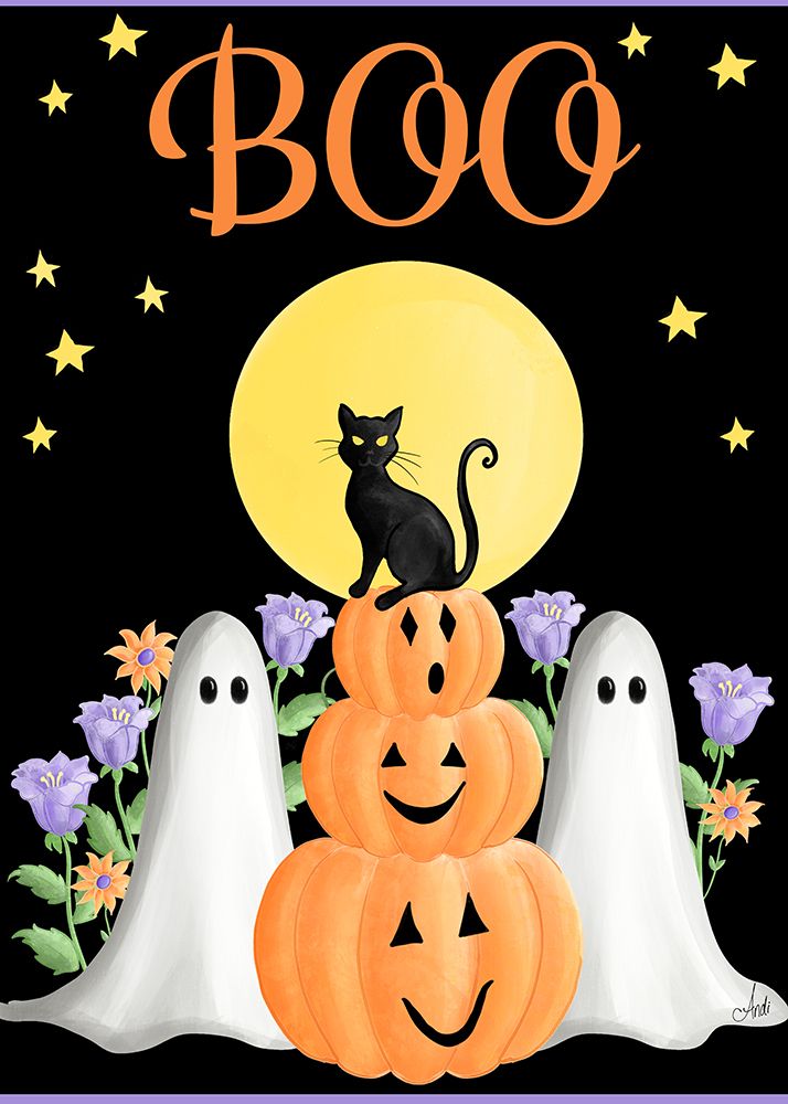 Spooky Halloween II art print by Andi Metz for $57.95 CAD