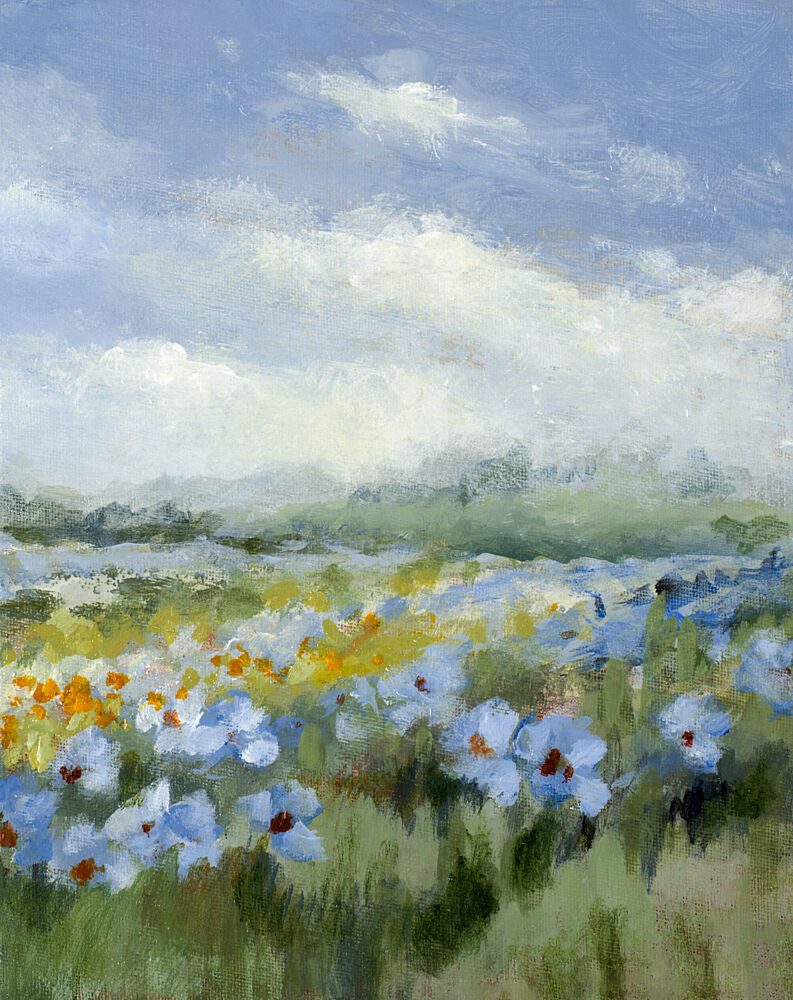 Following Blue Blooms II art print by Lanie Loreth for $57.95 CAD