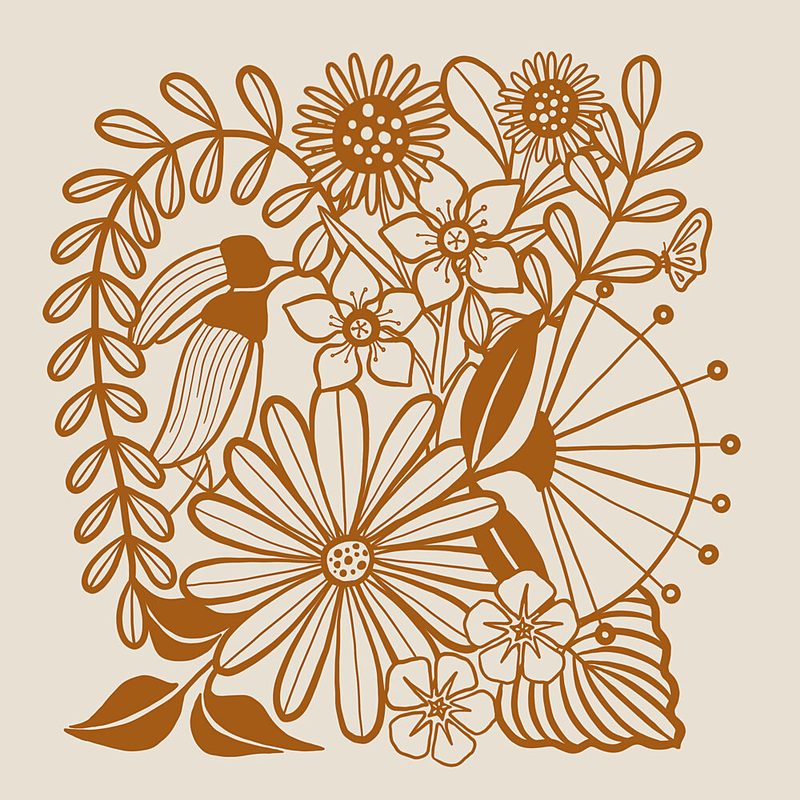 Sketched Floral art print by Louise Lucas for $57.95 CAD