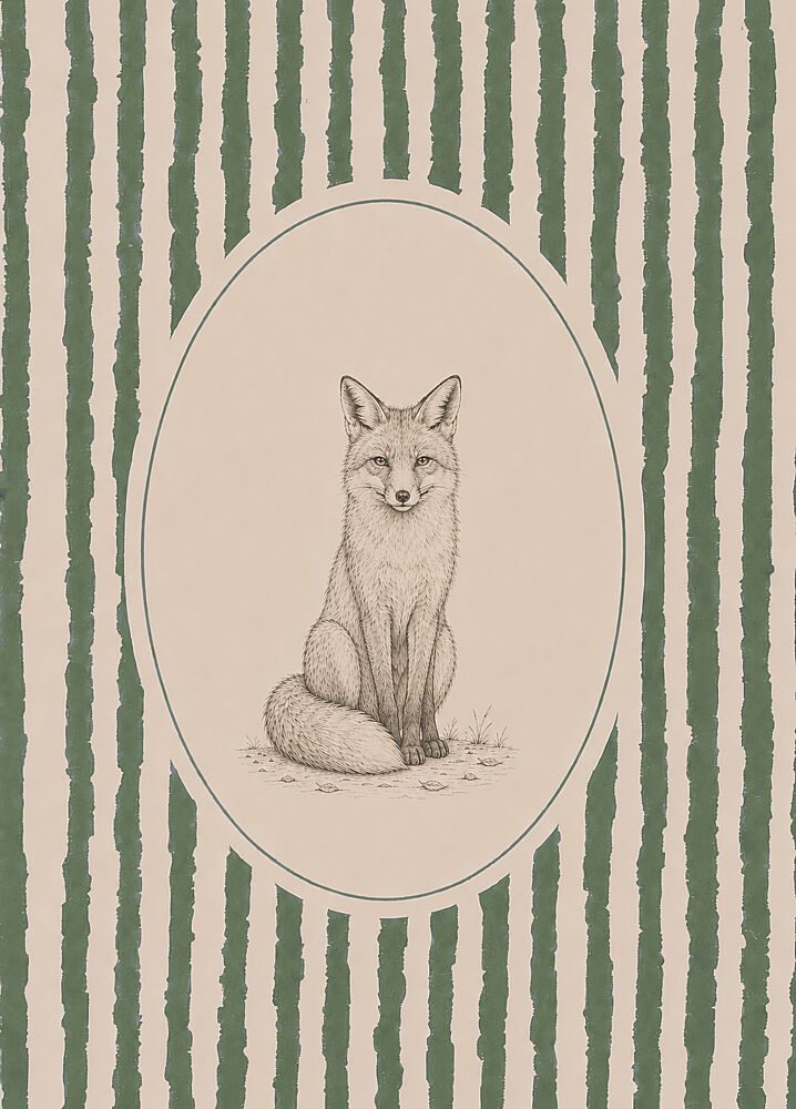 The Fox art print by V. Larkspar for $57.95 CAD