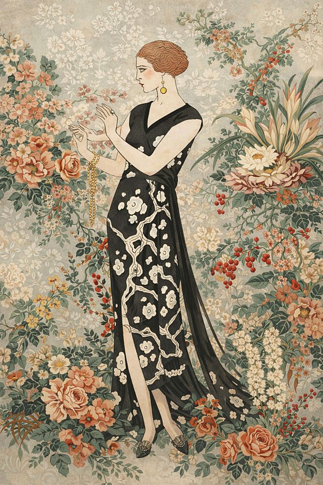 Nocturne in Bloom art print by V. Larkspar for $57.95 CAD