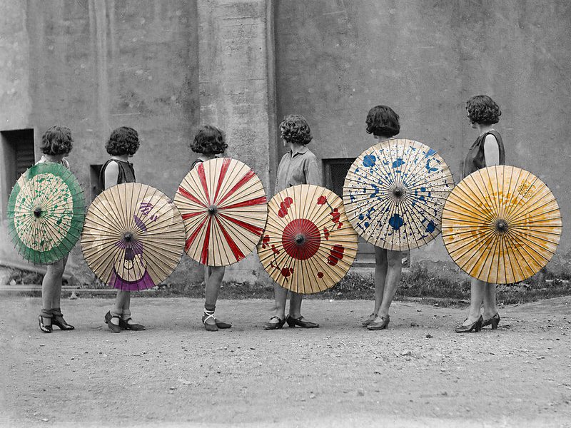 Parasoles art print by V. Larkspar for $57.95 CAD