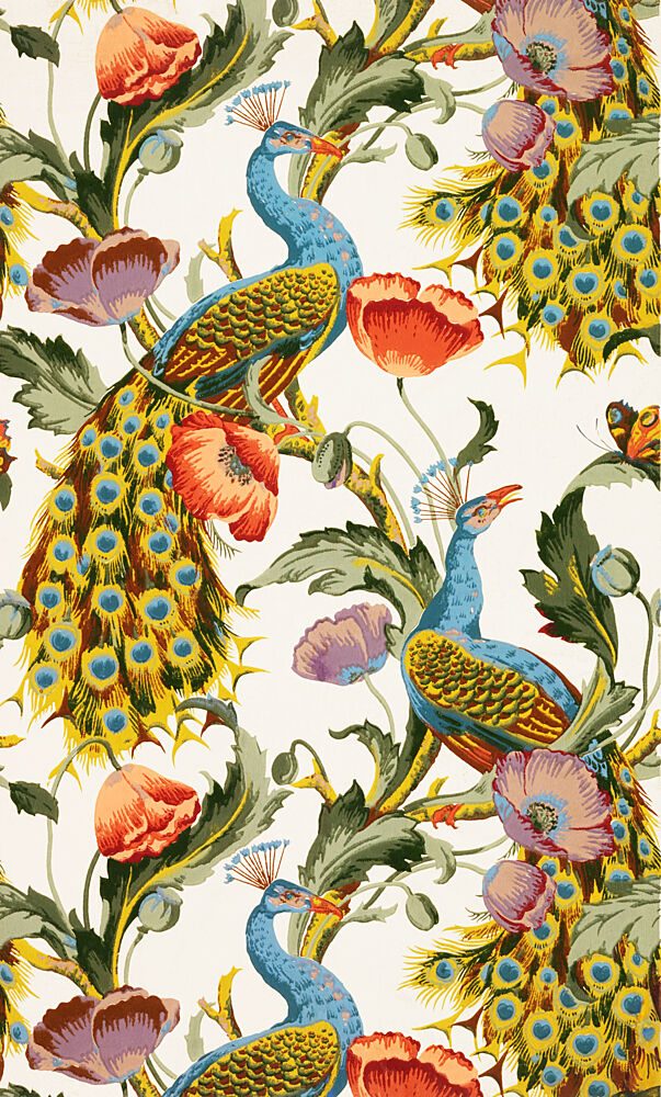 Peacock Pattern art print by V. Larkspar for $57.95 CAD