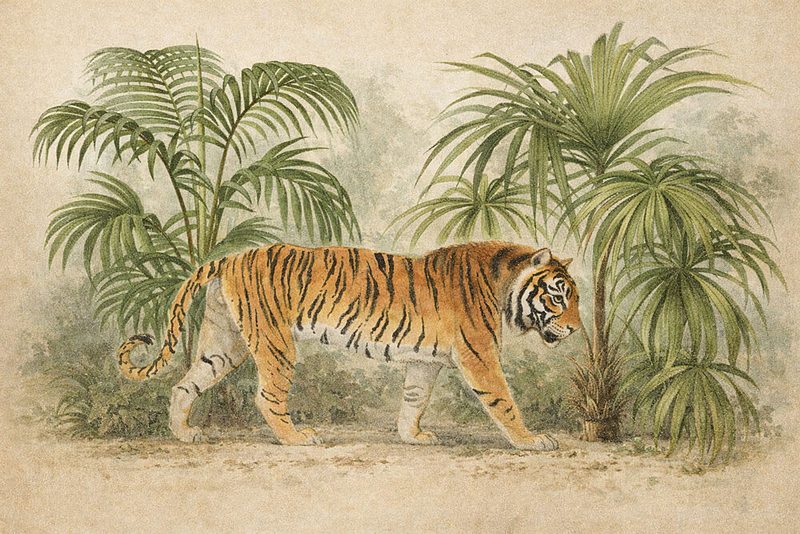 Jungle Cat art print by V. Larkspar for $57.95 CAD