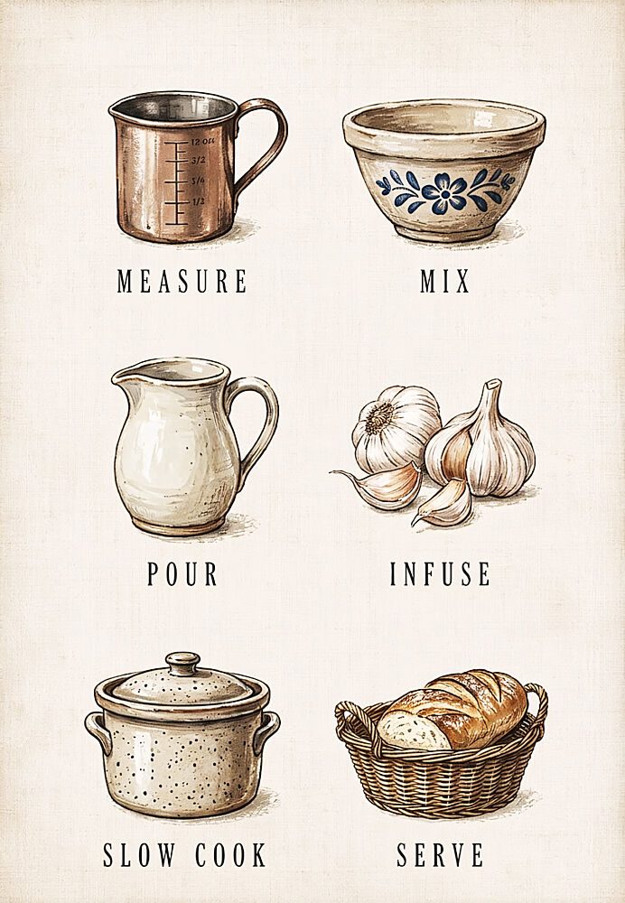 Cooking Essentials II art print by V. Larkspar for $57.95 CAD
