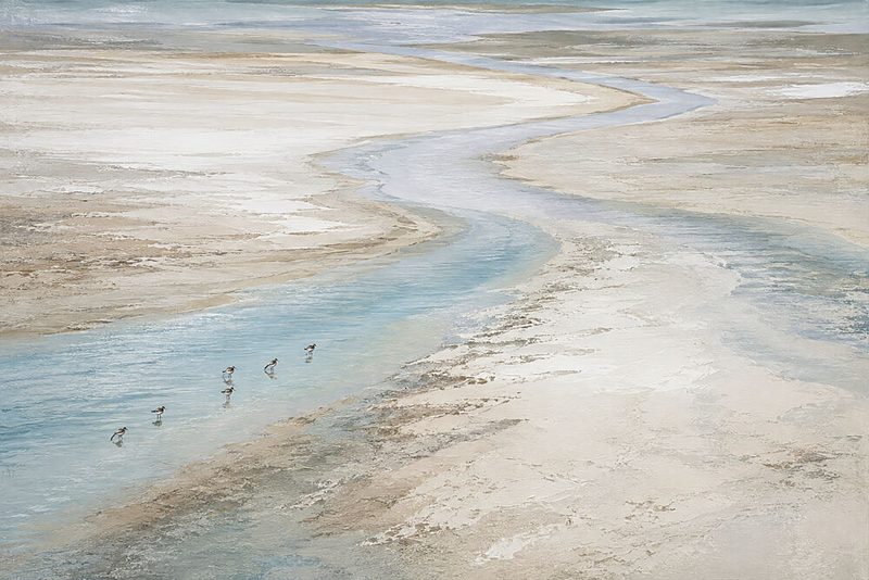 Sandpiper Trail art print by V. Larkspar for $57.95 CAD