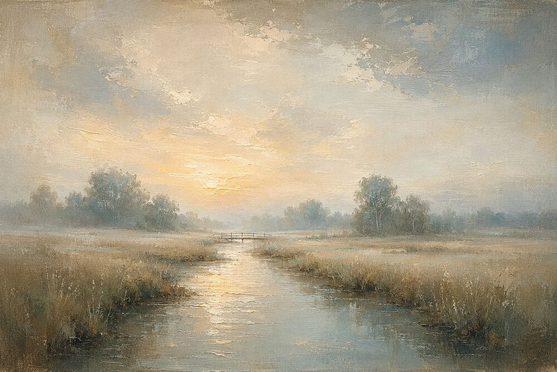 Steady River art print by V. Larkspar for $57.95 CAD