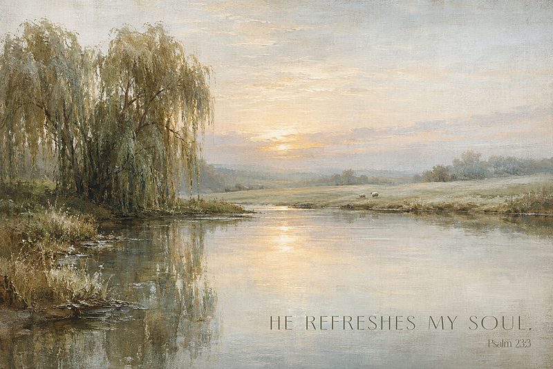Willow Sunrise art print by V. Larkspar for $57.95 CAD