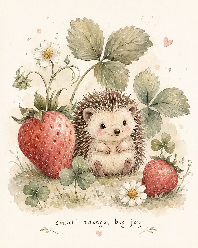 Small Things Big Joy art print by V. Larkspar for $57.95 CAD