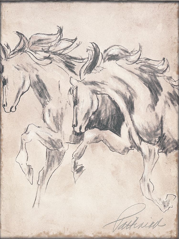 Majestic Horse II art print by Merri Pattinian for $57.95 CAD