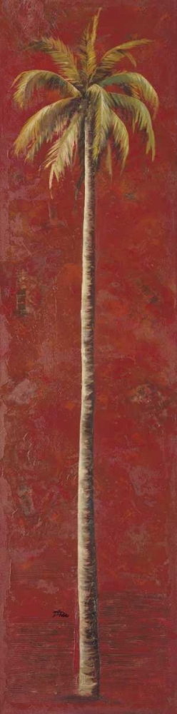 Red Palm I art print by Patricia Pinto for $57.95 CAD