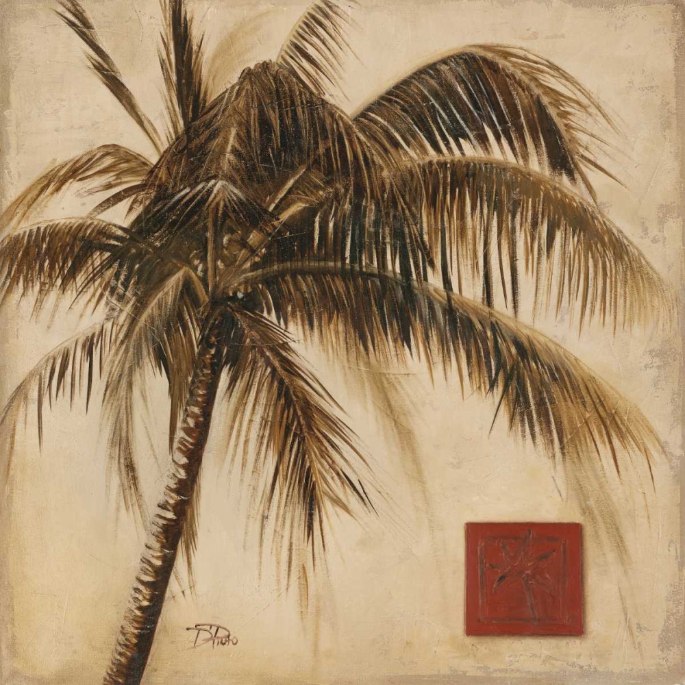 Sepia Palm I art print by Patricia Pinto for $57.95 CAD