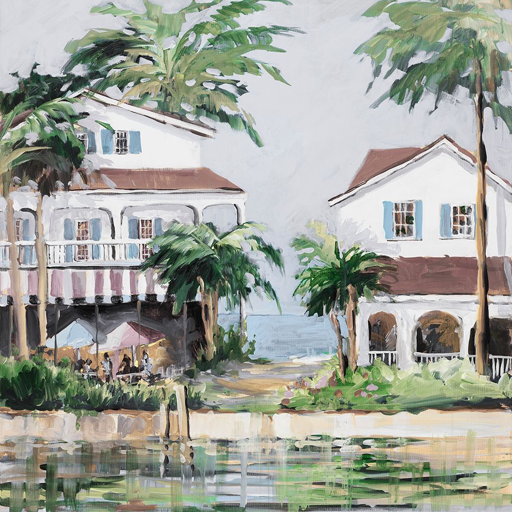 Beach Resort art print by Jane Slivka for $57.95 CAD