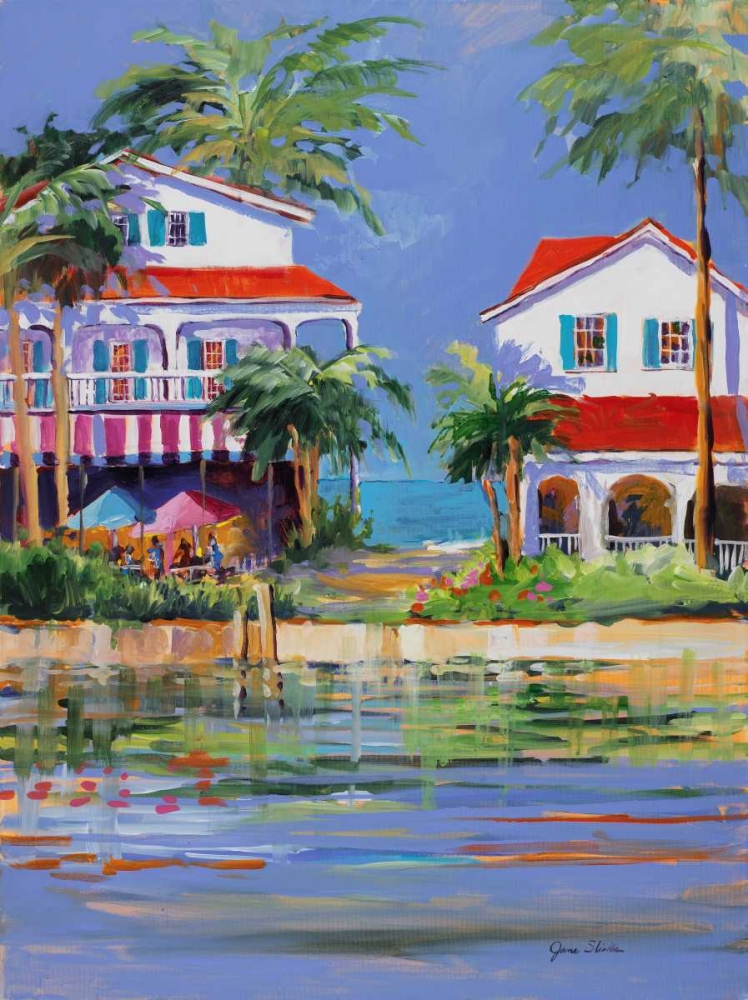 Beach Resort II art print by Jane Slivka for $57.95 CAD