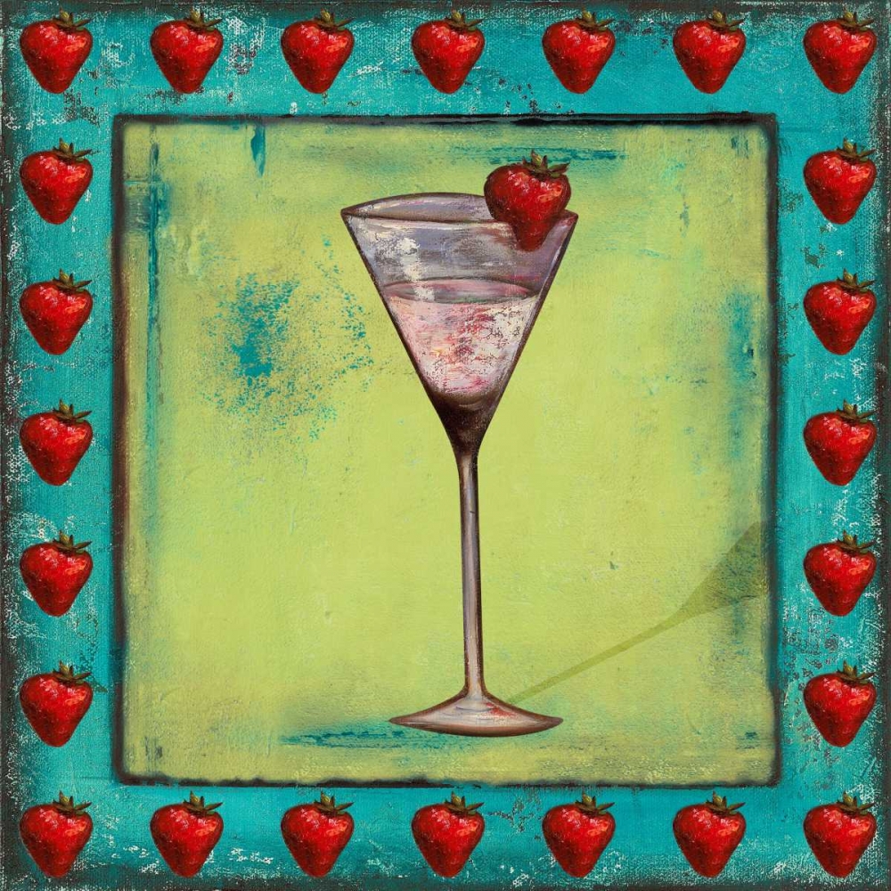 Strawberry Coctelito art print by Patricia Pinto for $57.95 CAD
