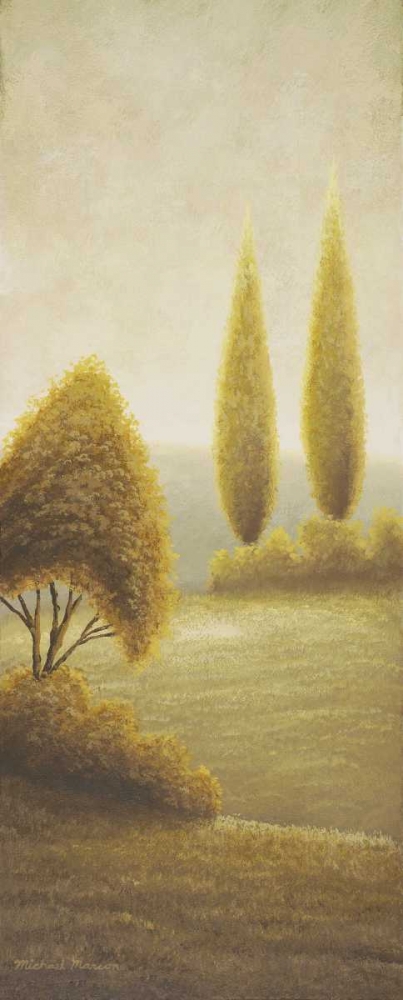 Beyond Elgin I-evergreen trees art print by Michael Marcon for $57.95 CAD