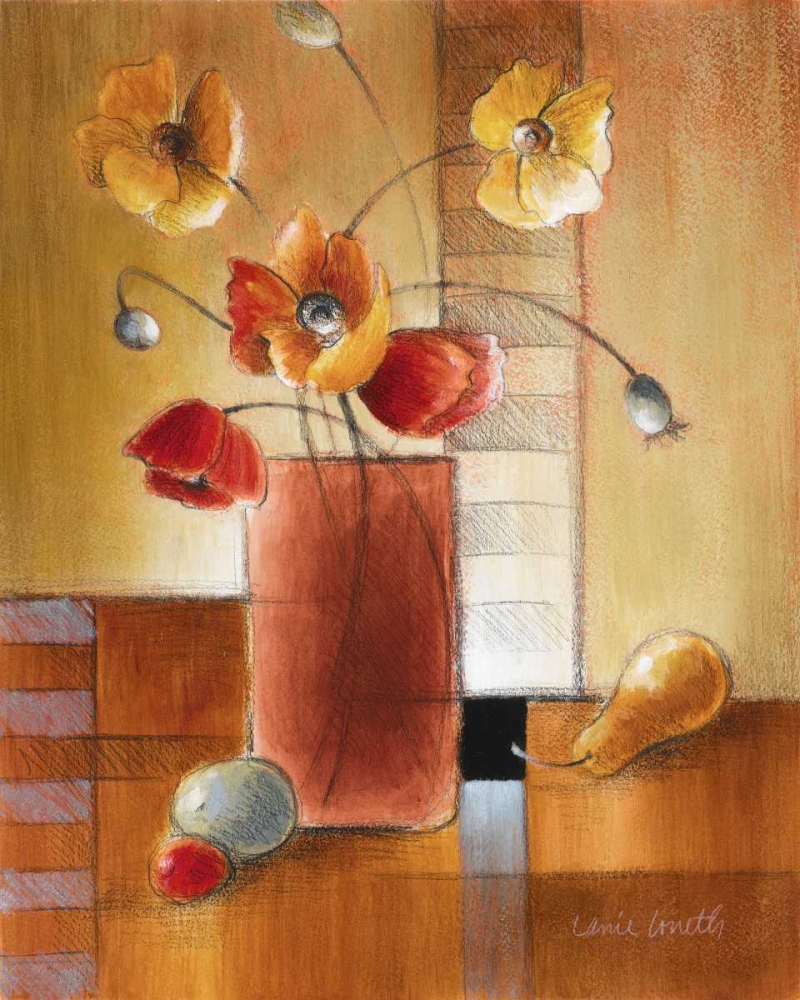 Afternoon Poppy Still Life I art print by Lanie Loreth for $57.95 CAD
