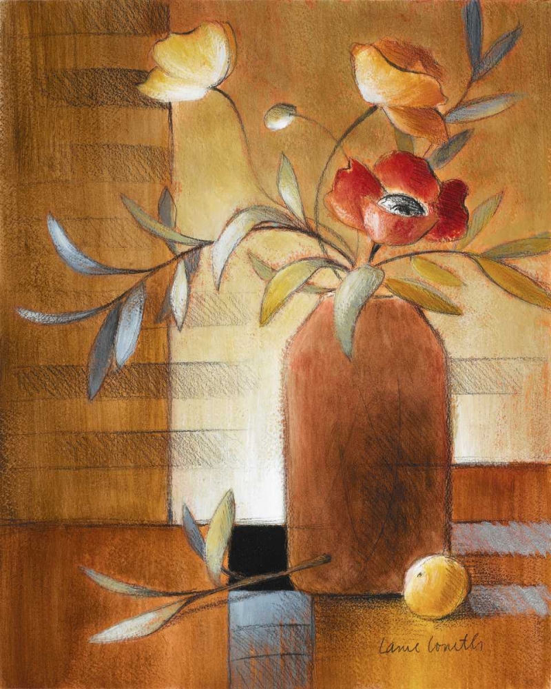 Afternoon Poppy Still Life II art print by Lanie Loreth for $57.95 CAD