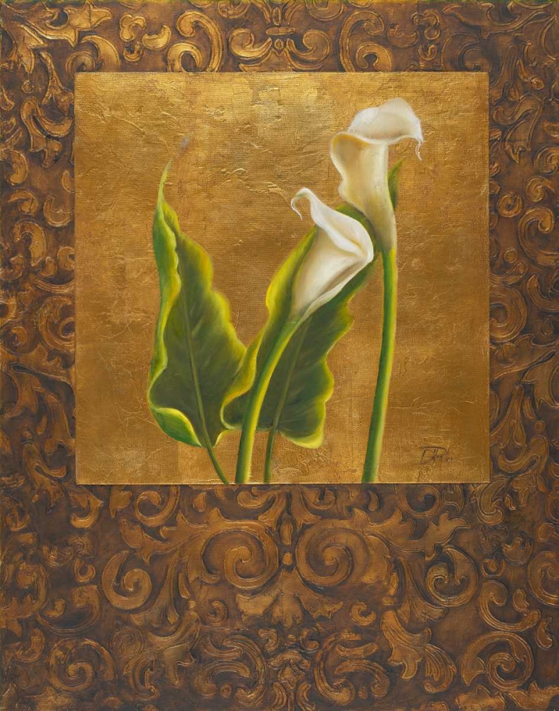 Calla Lily with Arabesque II art print by Patricia Pinto for $57.95 CAD