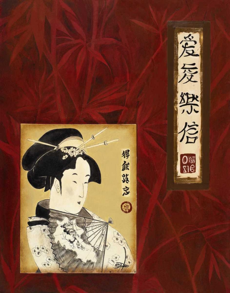 Geisha I art print by Patricia Pinto for $57.95 CAD