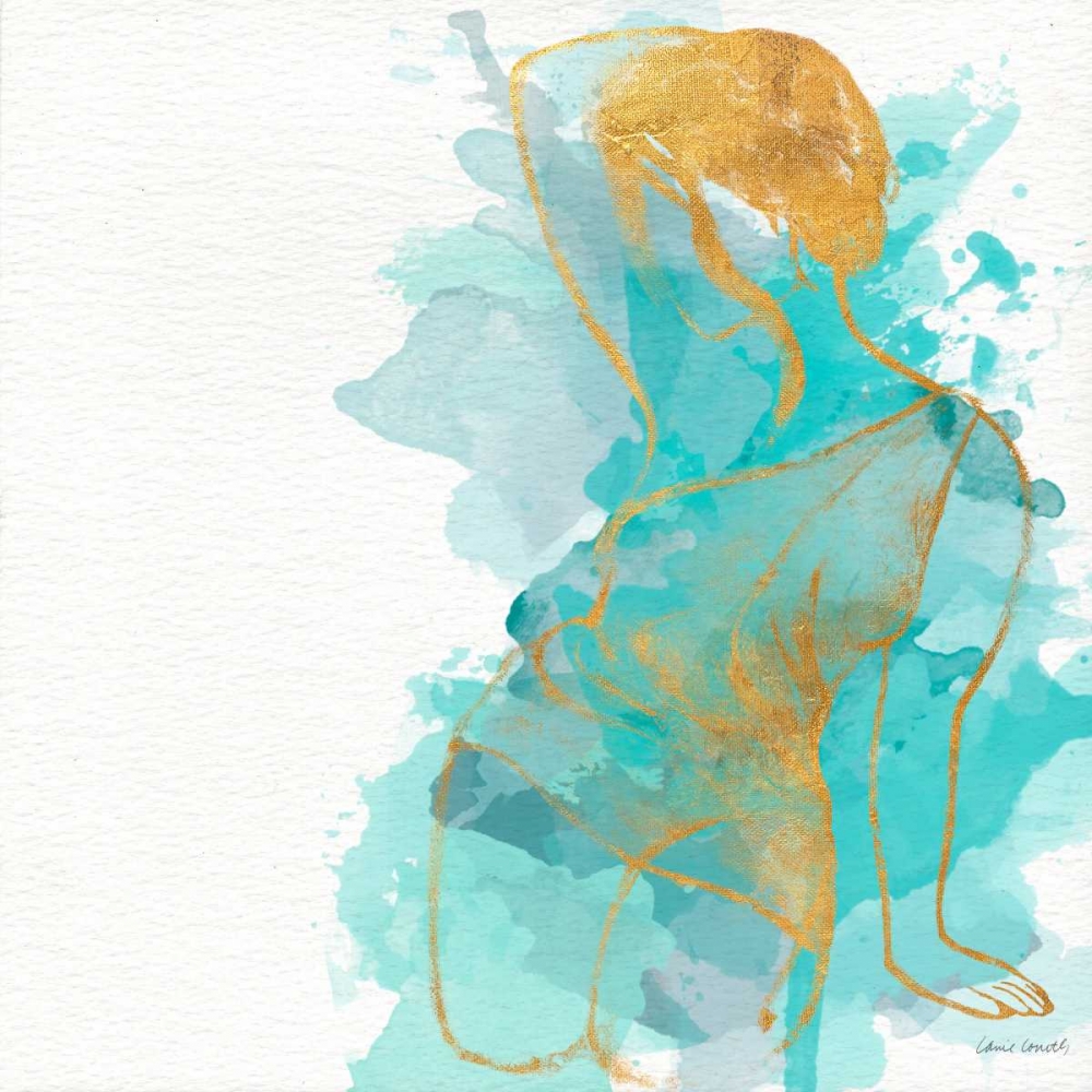 Seated Watercolor Woman II art print by Lanie Loreth for $57.95 CAD