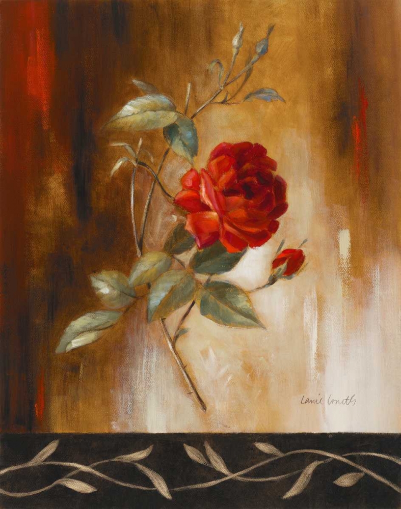Crimson Rose I art print by Lanie Loreth for $57.95 CAD