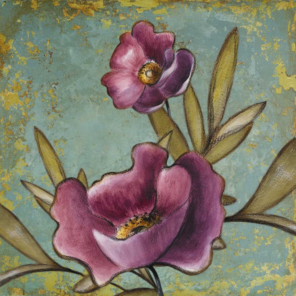 Purple Poppies I art print by Lanie Loreth for $57.95 CAD