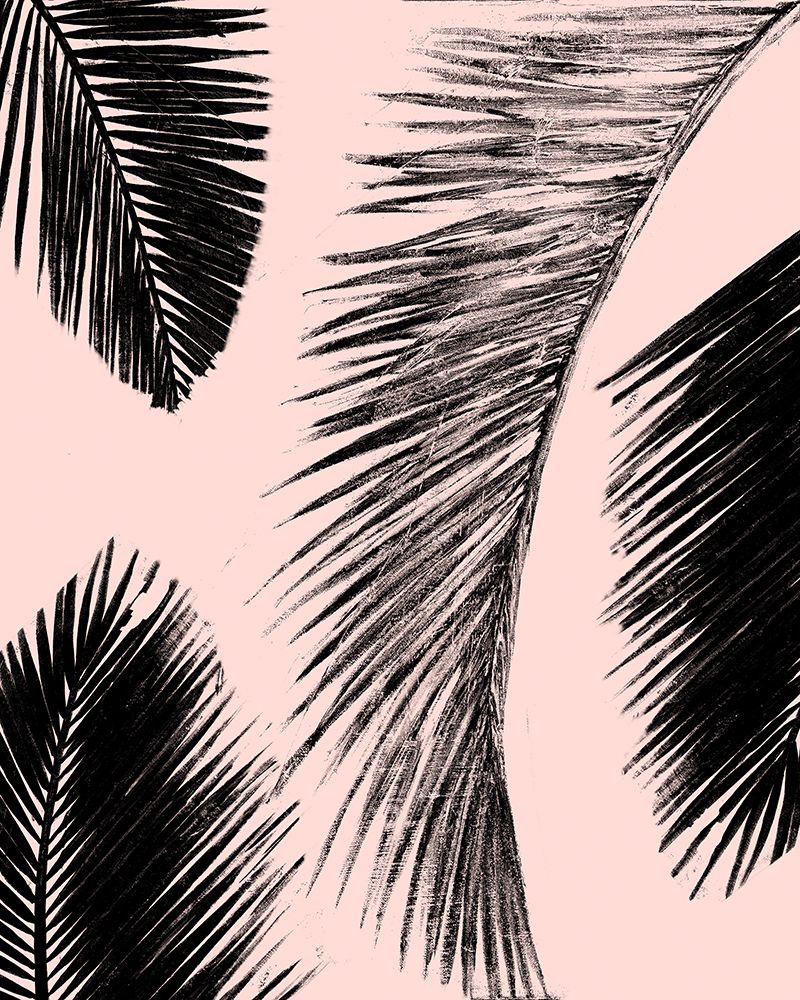 Barú Palm Pattern on Blush I art print by Patricia Pinto for $57.95 CAD